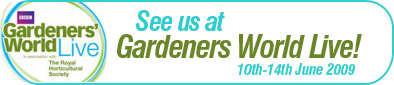 See me at Gardneers World Live. 10th - 14th June